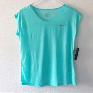NWT Nike Dri-Fit sheer work out top